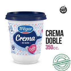Crema de leche doble - pote Tregar 350 Cm3