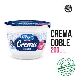Crema de leche doble - pote Tregar 200 Cm3