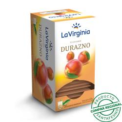 Té con durazno ensobrado - saquitos La Virginia 20 U
