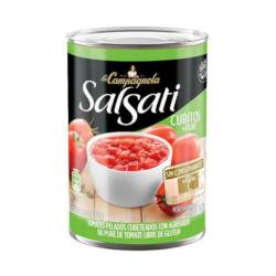 Tomate cubeteado salsati - lata La Campagnola 400 Gr