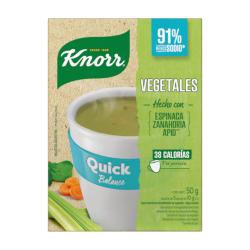 Sopa quick balance vegetales Knorr 50 Gr