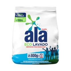 Jabón en polvo lavarropas automático - bolsa Ala Matic 800 Gr