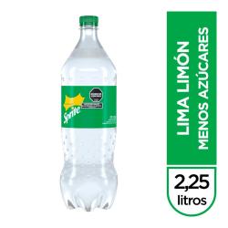 Gaseosa lima limón descartable - botella Sprite 2.25 Lt