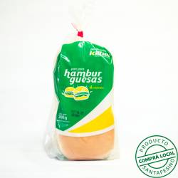 Pan para hamburguesa x 4u Kilbel 200 Gr