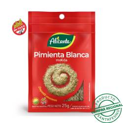 Pimienta blanca molida Alicante 25 Gr