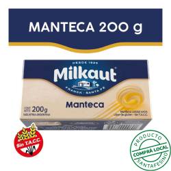 Manteca pan aluminio calidad extra - paquete Milkaut 200 Gr