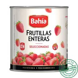 Frutillas en almíbar - lata Bahía 850 Gr