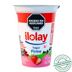 Yogur firme entero frutilla Ilolay 190 Gr