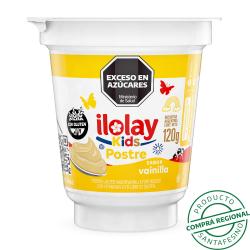 Postre vainilla - pote Ilolay Kids 120 Gr