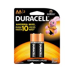 Pilas chicas doble a Duracell 2 U