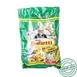 Fideos nido con espinaca Galletti 500 Gr