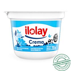 Crema de leche - pote Ilolay 200 Cm3