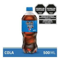 Gaseosa cola descartable - botella Pepsi 500 Cm3