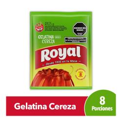 Gelatina cereza sin azúcares Royal 25 Gr