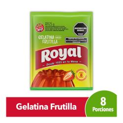 Gelatina frutilla sin azúcares Royal 25 Gr