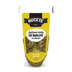 Aceitunas verdes rodajas - doypack Nucete 150 Gr