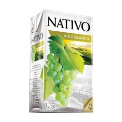 Vino blanco - tetra Nativo 1 Lt