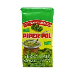 Yerba mate con hierbas serranas Piper Pol 500 Gr