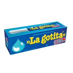 Adhesivo instantáneo gel La Gotita 3 Ml