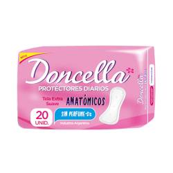 Protectores diarios sin desodorante Doncella 20 U