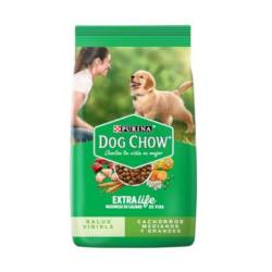 Alimento para perros cachorros razas medianas y grandes Dog Chow 1.5 Kg