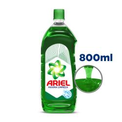Jabón líquido lavarropas automático - botella Ariel 800 Ml