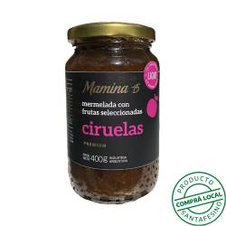 Mermelada light ciruela - frasco Mamina 400 Gr