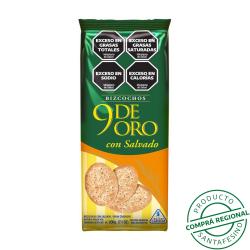 Bizcochos con salvado 9 De Oro 200 Gr