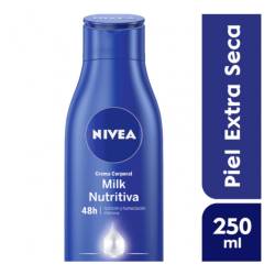 Crema corporal piel extra seca Nivea 250 Ml