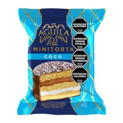 Alfajor mini torta coco Aguila 69 Gr