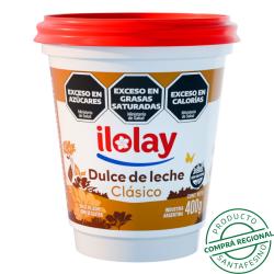 Dulce de leche clásico Ilolay 400 Gr