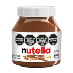 Crema de avellanas - frasco Nutella 140 Gr