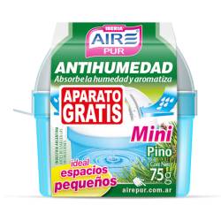 Absorbe humedad mini pino - pote Aire Pur 75 Gr