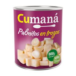Palmitos en trozos Cumaná 800 Gr