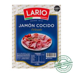 Jamón cocido feteado Lario 150 Gr