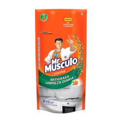 Limpiador líquido antigrasa naranja - doypack Mr Músculo 450 Cm3