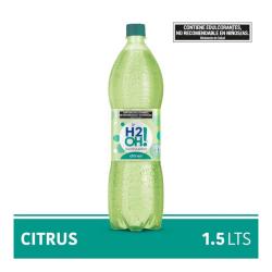 Gaseosa citrus descartable sin azúcar - botella H2o 1.5 Lt