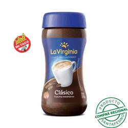 Café instantáneo torrado - frasco La Virginia 170 Gr
