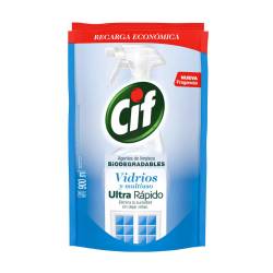 Limpiador líquido vidrios - doypack Cif 900 Ml