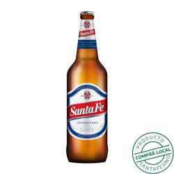 Cerveza retornable rubia Santa Fe 1 Lt