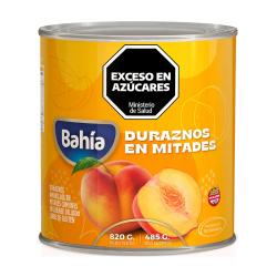 Duraznos mitades - lata Bahía 820 Gr