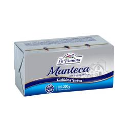Manteca pan aluminio calidad extra - paquete La Paulina 200 Gr