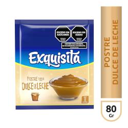 Postre dulce de leche - caja Exquisita 80 Gr