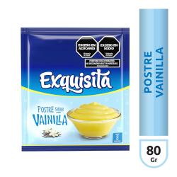 Postre vainilla - caja Exquisita 80 Gr