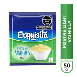 Postre light vainilla - caja Exquisita 50 Gr