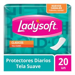 Protectores diarios clásicos Ladysoft 20 U