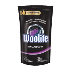 Jabón líquido lavarropas automático ropa fina oscura - doy pack Woolite 450 Ml