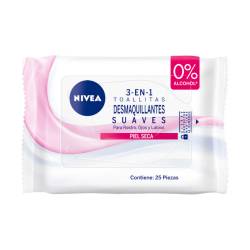 Toallitas desmaquillante suaves Nivea 25 U