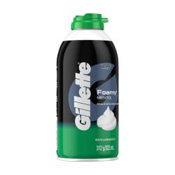 Crema afeitar foamy mentol Gillette 312 Gr