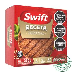 Hamburguesa parrillera x 4u Swift 320 Gr